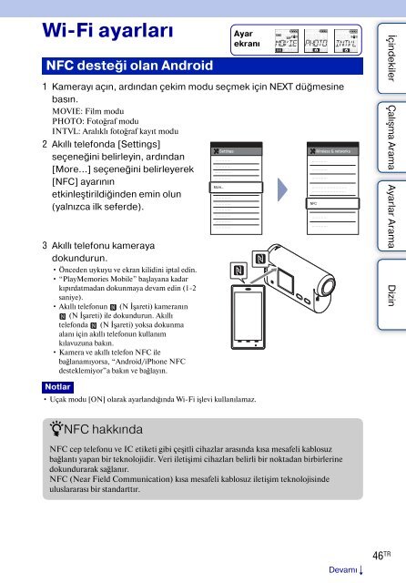 Sony HDR-AS30VR - HDR-AS30VR Guide pratique Turc