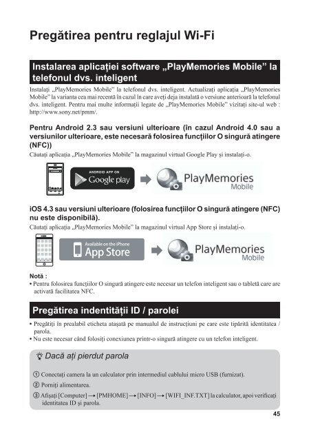 Sony HDR-AS30VR - HDR-AS30VR Guide pratique Roumain