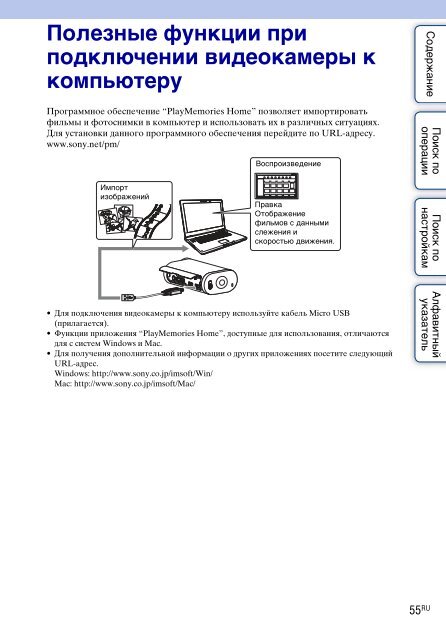 Sony HDR-AS30VR - HDR-AS30VR Guide pratique Russe