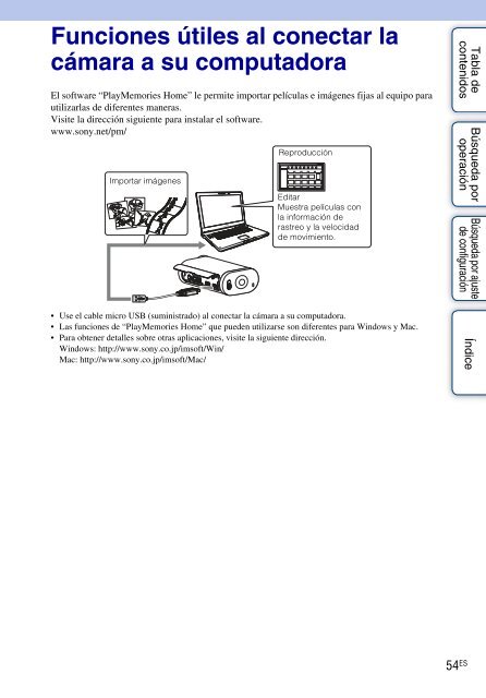 Sony HDR-AS30VR - HDR-AS30VR Guide pratique Espagnol