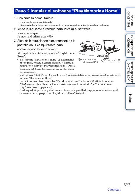 Sony HDR-AS30VR - HDR-AS30VR Guide pratique Espagnol