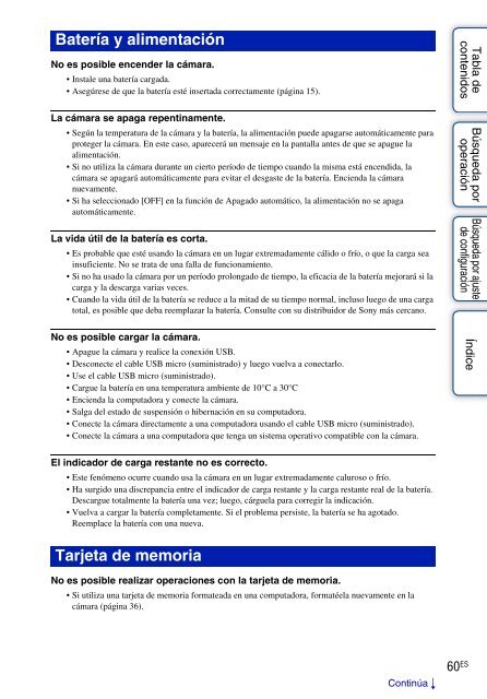 Sony HDR-AS30VR - HDR-AS30VR Guide pratique Espagnol