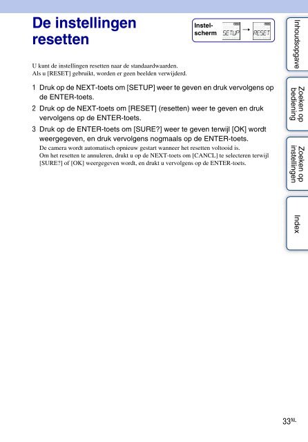 Sony HDR-AS30VR - HDR-AS30VR Guide pratique N&eacute;erlandais