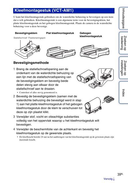 Sony HDR-AS30VR - HDR-AS30VR Guide pratique N&eacute;erlandais