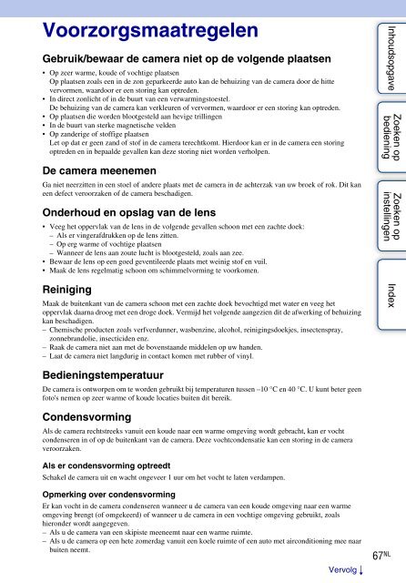 Sony HDR-AS30VR - HDR-AS30VR Guide pratique N&eacute;erlandais