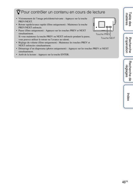 Sony HDR-AS30VR - HDR-AS30VR Guide pratique Fran&ccedil;ais