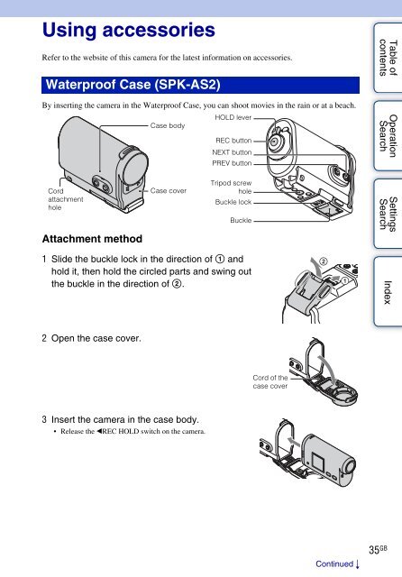 Sony HDR-AS30VR - HDR-AS30VR Guide pratique Anglais