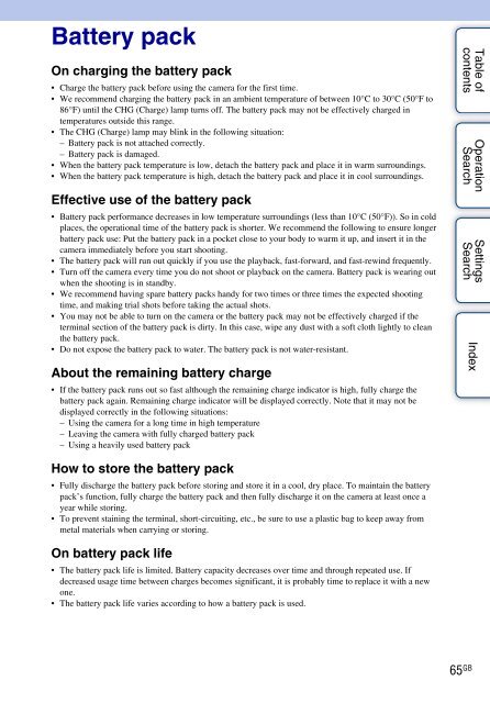 Sony HDR-AS30VR - HDR-AS30VR Guide pratique Anglais