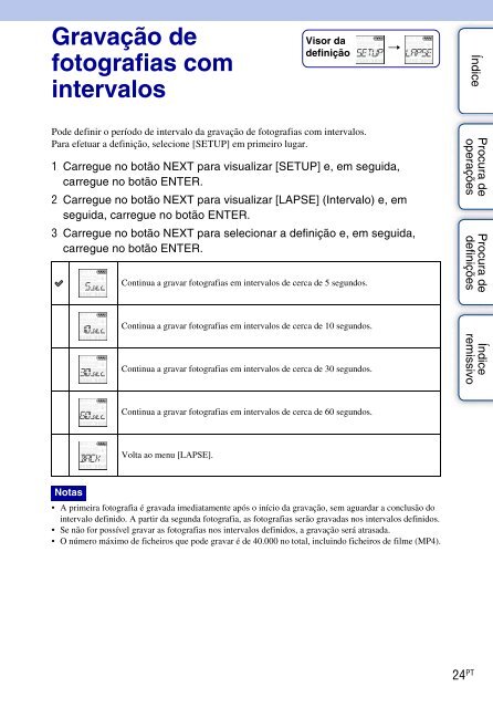 Sony HDR-AS30VR - HDR-AS30VR Guide pratique Portugais