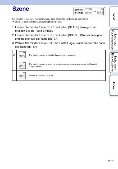 Sony HDR-AS30VR - HDR-AS30VR Guide pratique Allemand