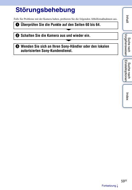 Sony HDR-AS30VR - HDR-AS30VR Guide pratique Allemand