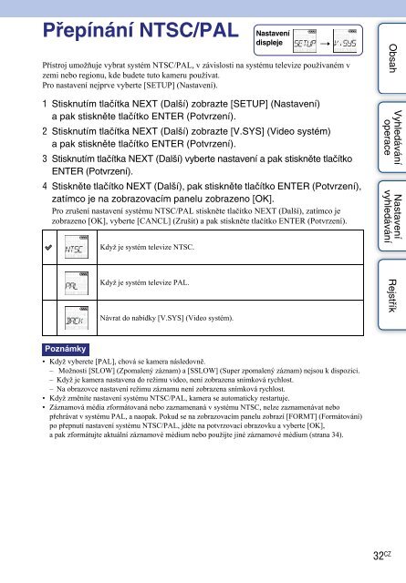 Sony HDR-AS30VR - HDR-AS30VR Guide pratique Tch&egrave;que