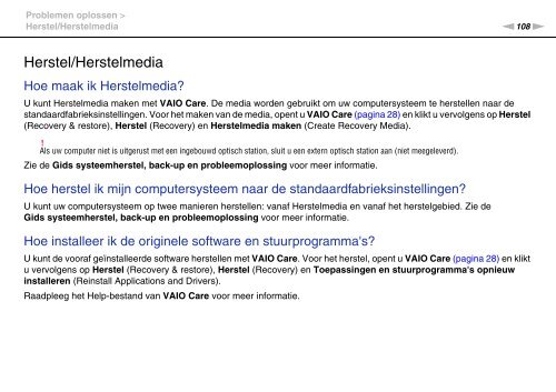 Sony VPCYB3Q1R - VPCYB3Q1R Mode d'emploi N&eacute;erlandais