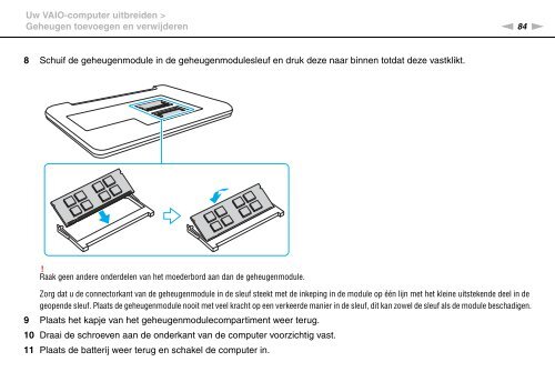 Sony VPCYB3Q1R - VPCYB3Q1R Mode d'emploi N&eacute;erlandais