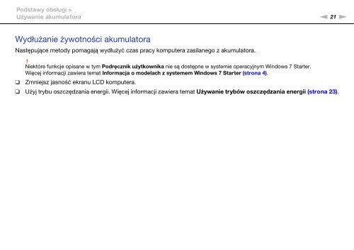 Sony VPCYB3Q1R - VPCYB3Q1R Mode d'emploi Polonais