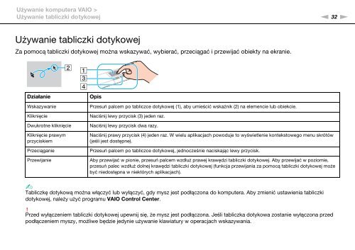 Sony VPCYB3Q1R - VPCYB3Q1R Mode d'emploi Polonais