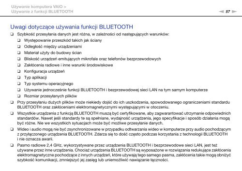 Sony VPCYB3Q1R - VPCYB3Q1R Mode d'emploi Polonais