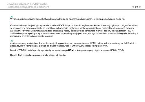 Sony VPCYB3Q1R - VPCYB3Q1R Mode d'emploi Polonais