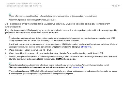 Sony VPCYB3Q1R - VPCYB3Q1R Mode d'emploi Polonais