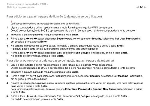 Sony VPCYB3Q1R - VPCYB3Q1R Mode d'emploi Portugais