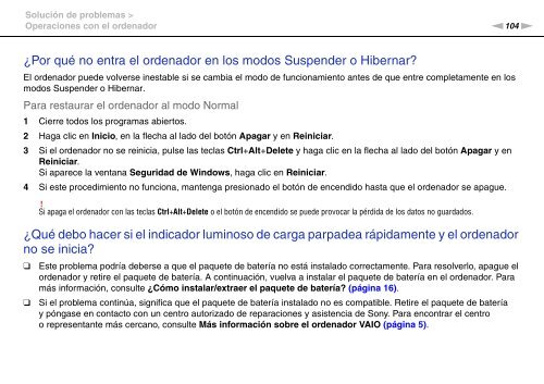 Sony VPCYB3Q1R - VPCYB3Q1R Mode d'emploi Espagnol