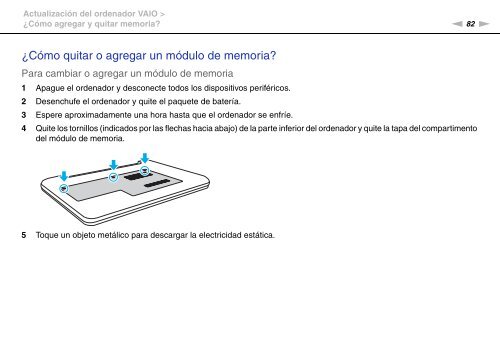 Sony VPCYB3Q1R - VPCYB3Q1R Mode d'emploi Espagnol