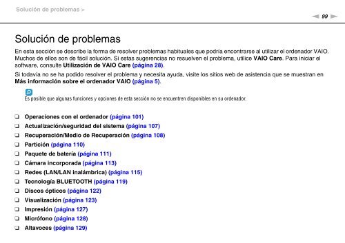 Sony VPCYB3Q1R - VPCYB3Q1R Mode d'emploi Espagnol