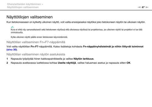 Sony VPCYB3Q1R - VPCYB3Q1R Mode d'emploi Finlandais