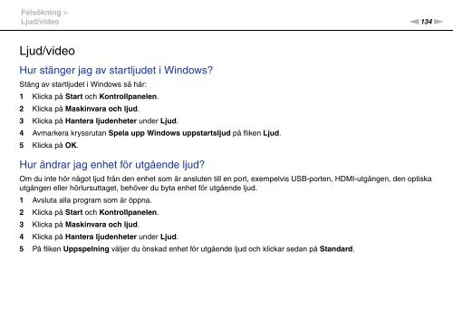 Sony VPCYB3Q1R - VPCYB3Q1R Mode d'emploi Su&eacute;dois