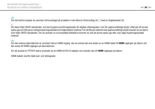 Sony VPCYB3Q1R - VPCYB3Q1R Mode d'emploi Su&eacute;dois