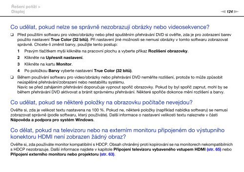 Sony VPCYB3Q1R - VPCYB3Q1R Mode d'emploi Tch&egrave;que