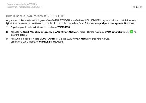 Sony VPCYB3Q1R - VPCYB3Q1R Mode d'emploi Tch&egrave;que