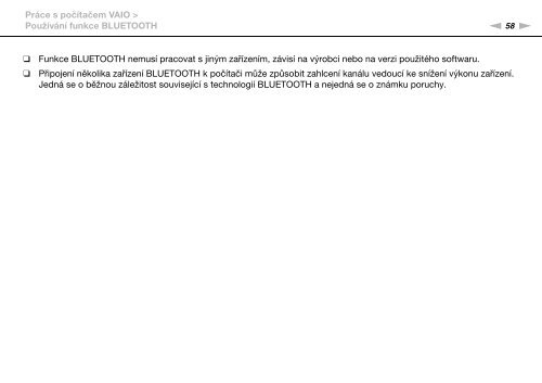 Sony VPCYB3Q1R - VPCYB3Q1R Mode d'emploi Tch&egrave;que