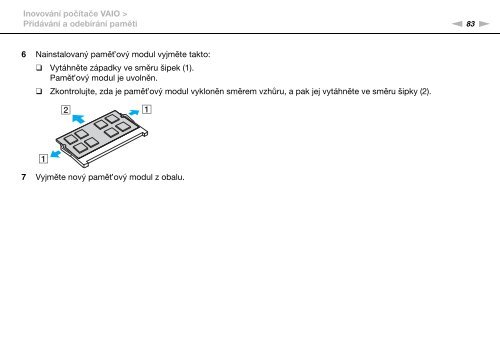 Sony VPCYB3Q1R - VPCYB3Q1R Mode d'emploi Tch&egrave;que