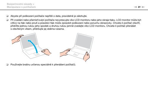 Sony VPCYB3Q1R - VPCYB3Q1R Mode d'emploi Tch&egrave;que