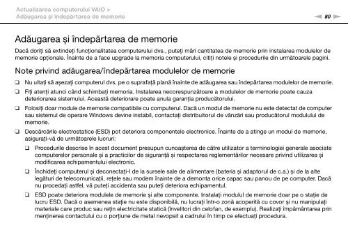 Sony VPCYB3Q1R - VPCYB3Q1R Mode d'emploi Roumain