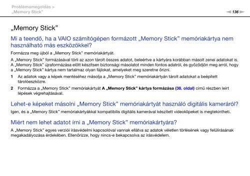 Sony VPCYB3Q1R - VPCYB3Q1R Mode d'emploi Hongrois