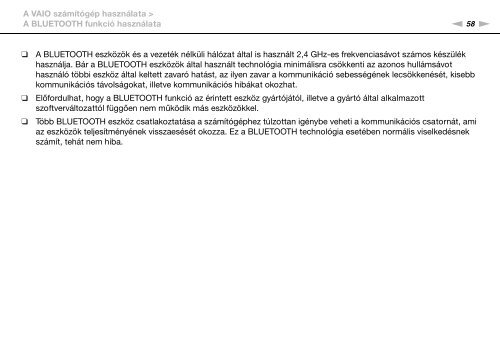 Sony VPCYB3Q1R - VPCYB3Q1R Mode d'emploi Hongrois