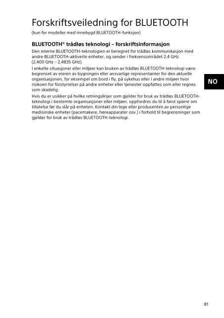 Sony SVF1521Z1E - SVF1521Z1E Documenti garanzia Svedese