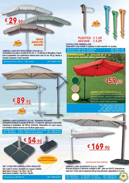 Catalogo Arredo Giardino Primavera/Estate 2018