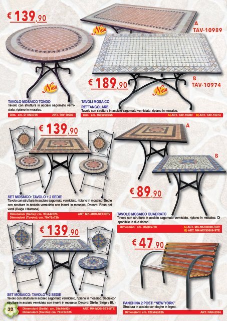 Catalogo Arredo Giardino Primavera/Estate 2018