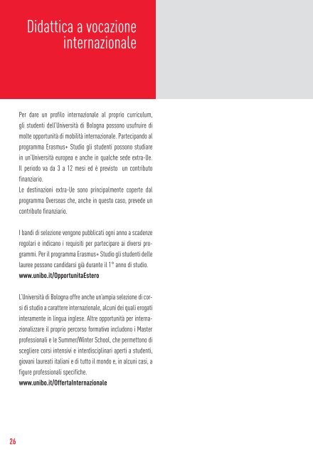 Offerta formativa A.A. 2018/2019 | Campus di Rimini  