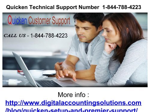 Quicken Customer Care Number  1-844-788-4223