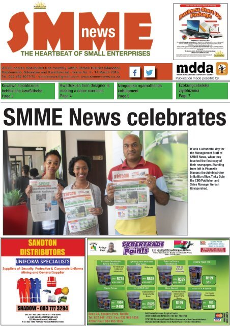 SMME NEWS - MAR 2016 ISSUE