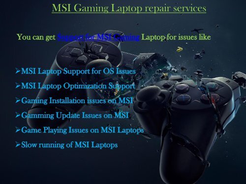 Dial +971-523252808 to get MSI Gaming Laptop repair services all over Dubai 
