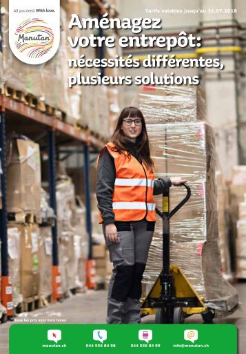 Aménagez votre entrepôt nécessités différentes, plusieurs solutions