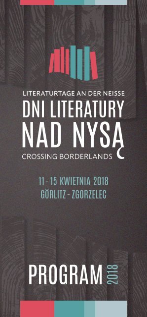 Dni Literatury nad Nysą 2018 – program