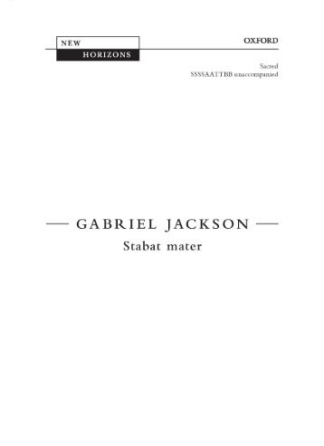 Gabriel Jackson Stabat Mater
