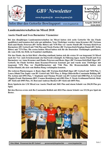 GBV Newsletter 2018-04