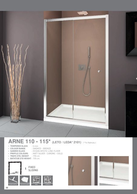 SHOWER ENCLOSURES CATALOGUE